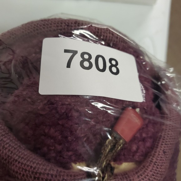 Vtg Woolrich Womens Full Zip Sherpa Vest Size XL Purple Granola Hiking Trails - Picture 12 of 12